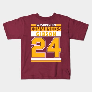 Washington Commanders Gibson 24 Edition 1 Kids T-Shirt